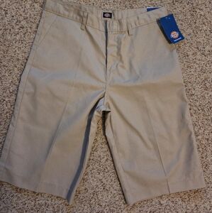 Boys Dickies Beige Work Shorts